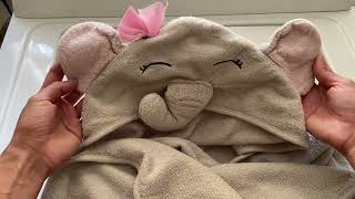 A Mom's Honest Review of Hudson Baby Cotton Elephant Hooded Towel