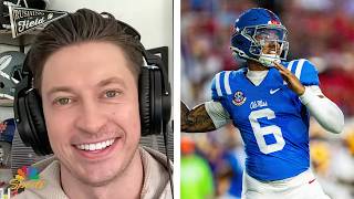 Details Connor Rogers' QB evaluations: Trinidad Chambliss, Jayden Maiava | Rushing the Field | NBC Sports Guide