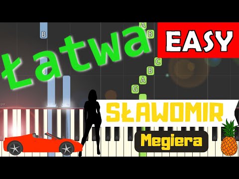 🎹 Megiera (Sławomir) - Piano Tutorial (łatwa wersja) 🎵 NUTY W OPISIE 🎼