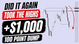 NQ Did It Again… Took the Highs Then Dumped 100 Points | NQ Trade Recap Ep. 15