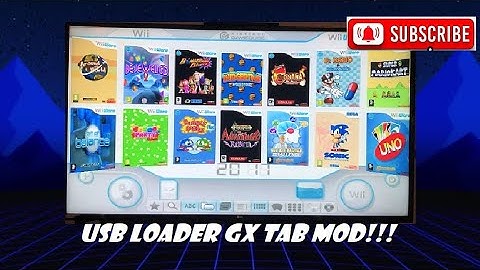How to Install the Usb Loader Gx Tab Mod on the Nintendo Wii!