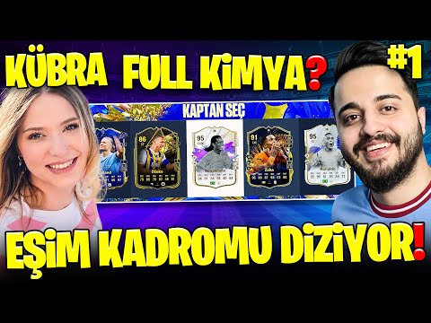 KÜBRA İLK DEFA KADROMU BAŞTAN SONA DİZDİ! (REKOR KİMYA) Ea Fc 24 Draft Challenge #1