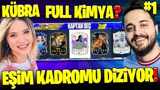 KÜBRA İLK DEFA KADROMU BAŞTAN SONA DİZDİ! (REKOR KİMYA) Ea Fc 24 Draft Challenge #1