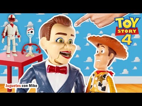 ABRIENDO JUGUETES DE TOY STORY 4 BENSON, FORKY, DUKE CABOOM, WOODY, BUZZ LIGHTYEAR Y MÁS
