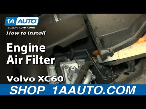 How To Replace Engine Air Filter 09-17 Volvo XC60