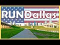 Treadmill Workout Scenery | 1 Hour Virtual Run in Dallas, Texas | Virtual Running Videos