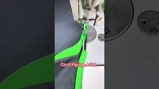 Cord Piping Joint. #manufacturing #sewing #technology #rmg #reels #viral #viralvideo