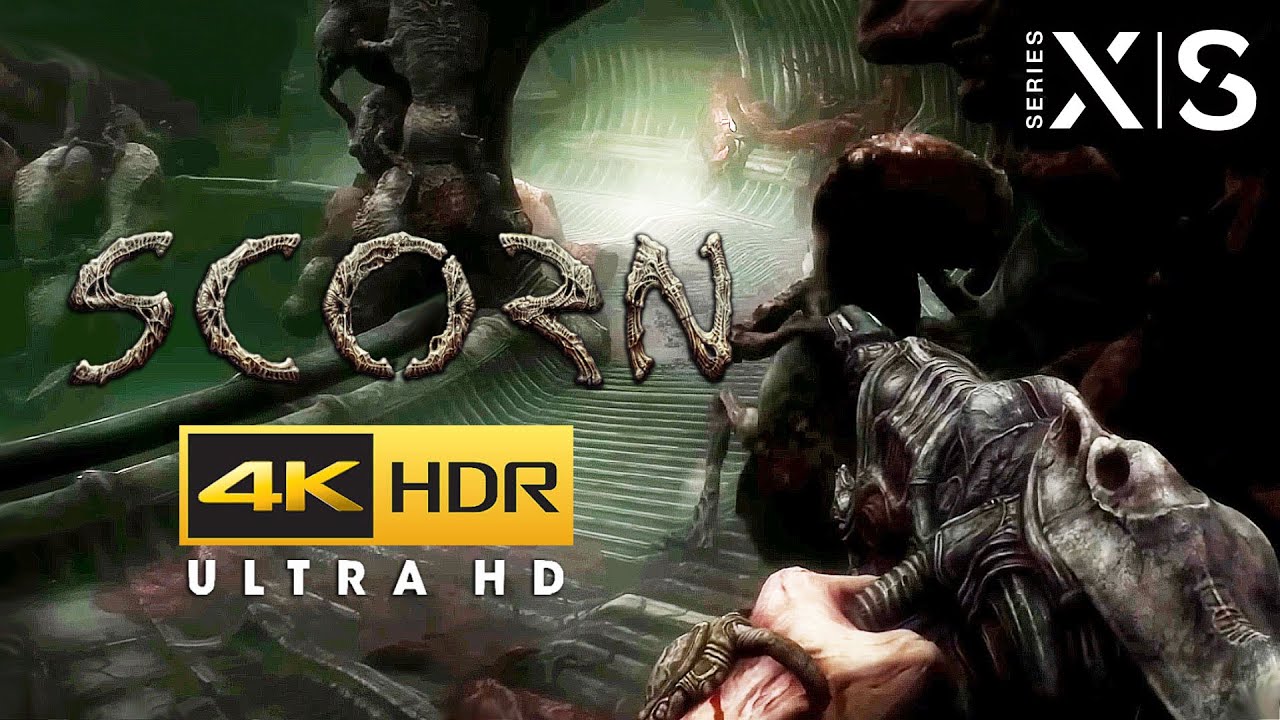 SCORN - 2 MINUTES OF GAMEPLAY DEMO (4K 60FPS HDR )