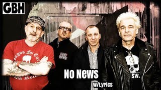 No News - GBH w/lyrics