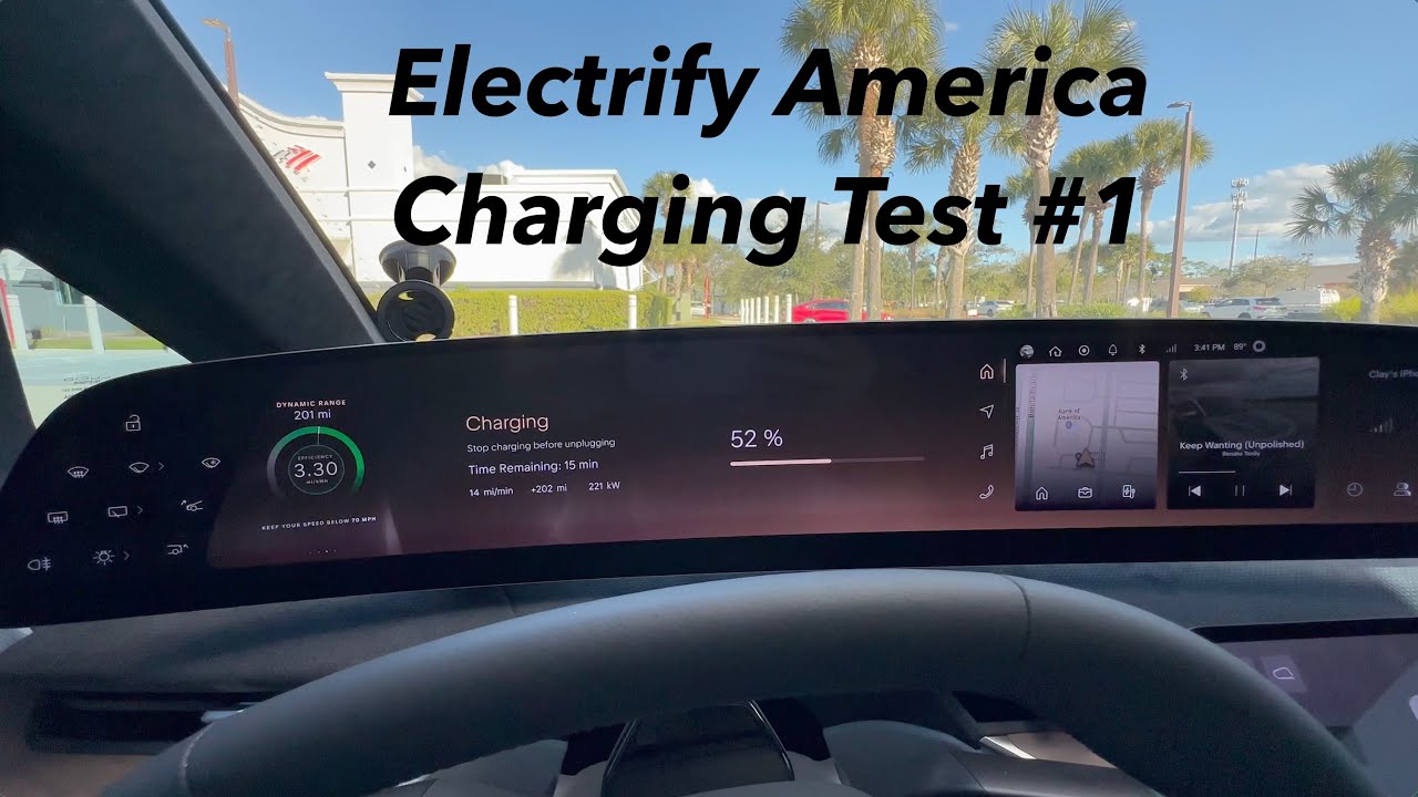 Lucid Gravity EA+Tesla Charging Test
