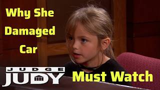 This Girl Damaged Women's Car With the pole| #judgejudy