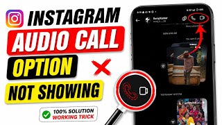 Fix Instagram Audio Call Option Not Showing Problem || How to Audio Call on Instagram 2026