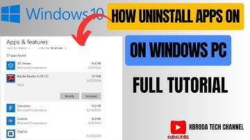 How To Delete And Uninstall Apps or Programs On Windows 10, 11 PC