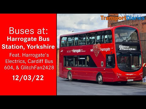 Buses at: Harrogate Bus Station, Yorkshire feat. Harrogate's Electrics & GlitchFan2428 | 12/03/22