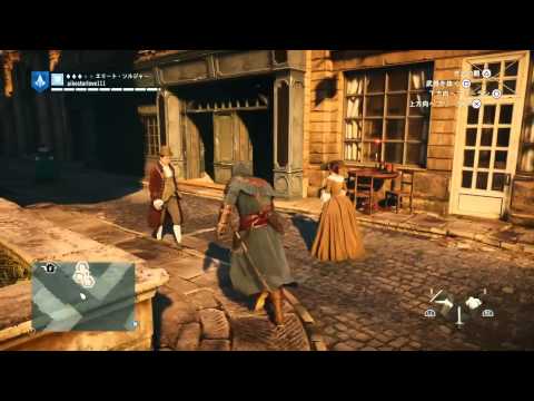 Assassin's Creed Unity　地面を滑る人
