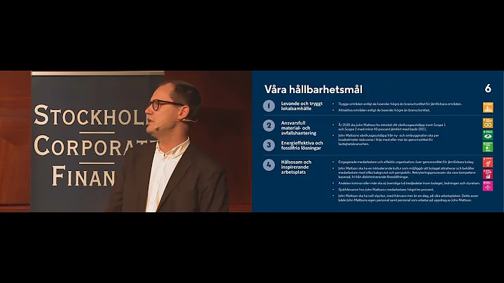 John Mattson CEO Per Nilsson bolagspresentati...