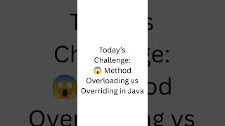 Day 14 🔥 Java Polymorphism Trick Most Miss 😱 #day14 #java