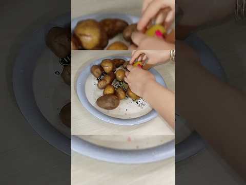 سیب زمینی نعنا داغ یه غذای ساده و فوری فود مهمونی اشپزی ایرانی