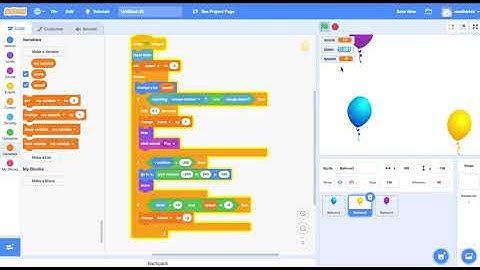 Scratch tutorial: How to create Balloon pop game
