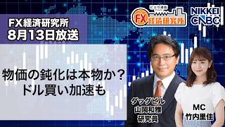 August 13 Broadcast FX Economic Research Institute (Is the slowdown in inflation real Accelera...
