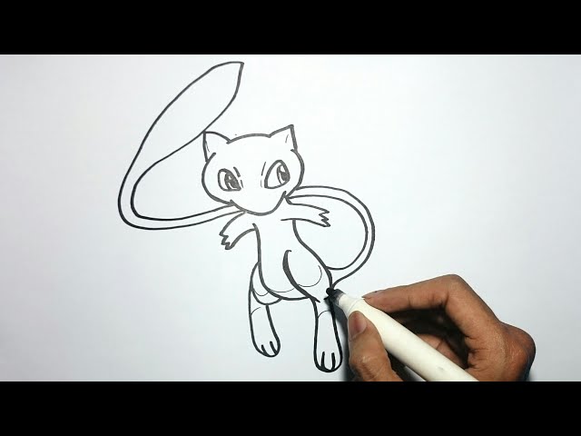Carlos Arts — 🖋️ Desenho do Mew do Anime Pokémon 🖋️ . ✍️