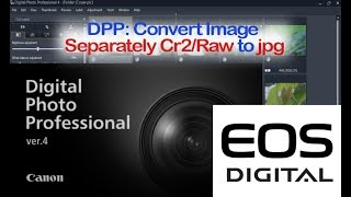 Digital Photo Professional (DPP) 4: Select & Converter Images Separately