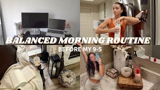 well-balanced 6am fall morning routine before my 9-5 🍂 ☕ inspo to become a morning person in 2024 ✨