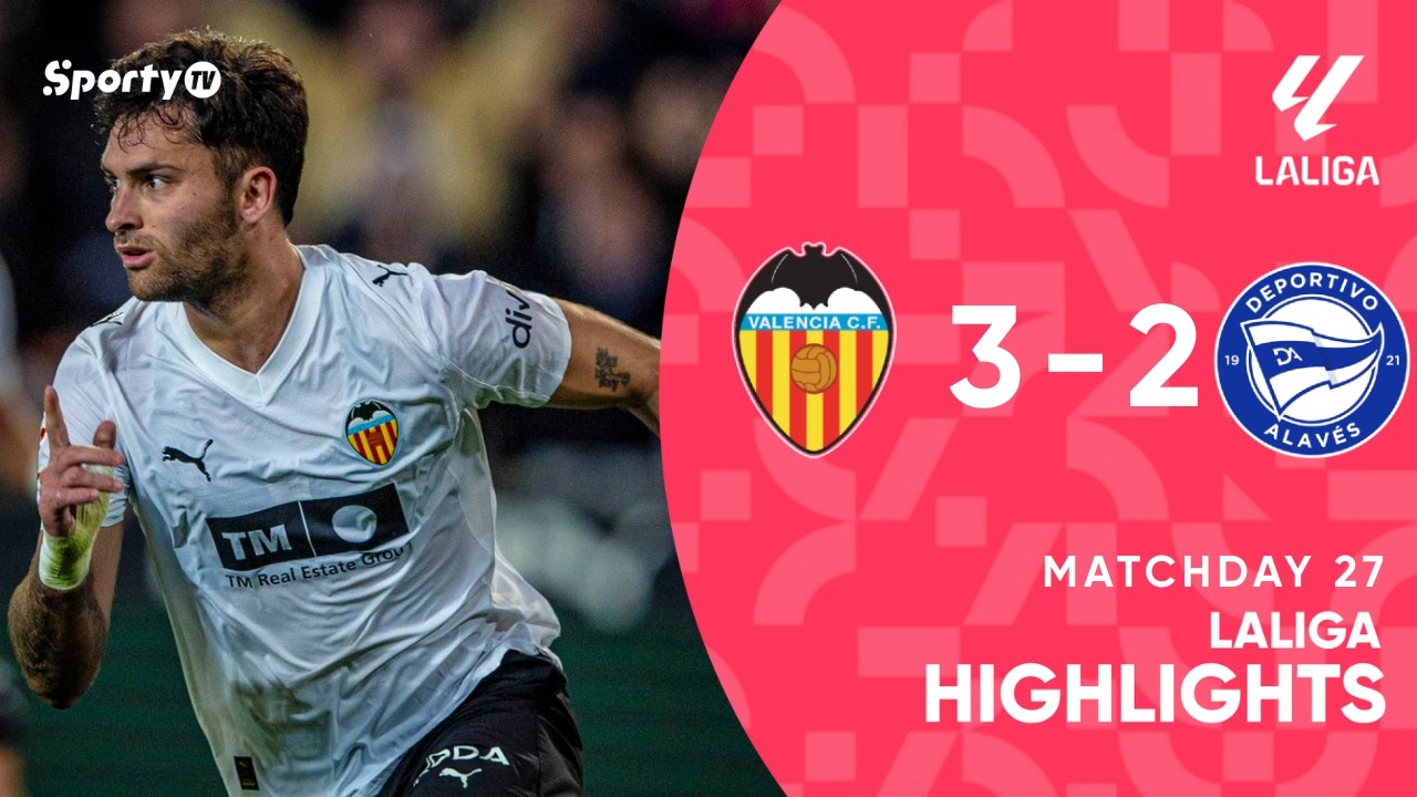 Valencia vs Alavés (3-2) | 25/26 | La Liga - Game Highlights | SportyTV ...