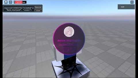 Roblox script showcase - Anime Hub