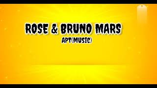 Rose & Bruno Mars - Apt Music Slow And Reverb