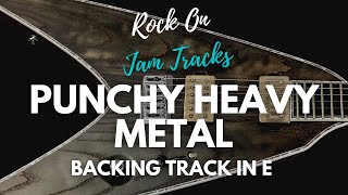 E Minor Modern Heavy Metal Guitar Backing Track