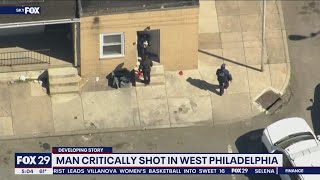 Man shot in the chest during daytime shooting in West Philadelphia, police say