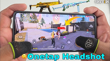 Onetap headshot full map gameplay free fire 2 finger handcam in poco x6 pro gaming phone