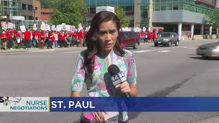 Noon update: Day 1 of Minnesota nurses strike