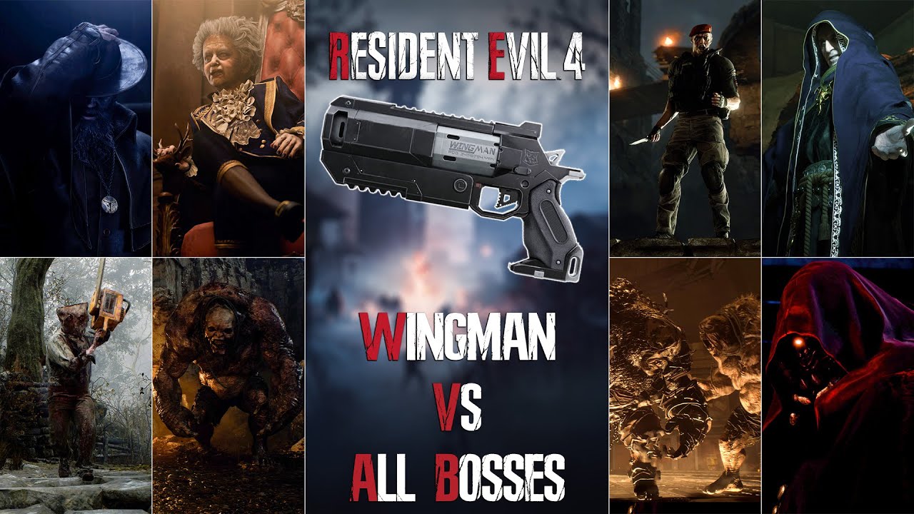 Apex Wingman (Mod) VS All Bosses - Resident Evil 4 Remake (Professional ...