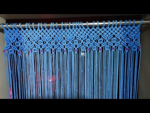 Macrame door hanging