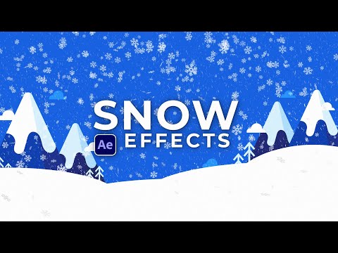 3 Snow Effects For Winter Motion Graphics in After Effects