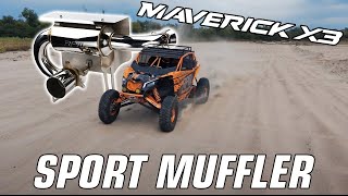 Installing The RPM SxS X3 Sport Muffler! Best Sounding Turbo Maverick X3 Muffler On The Market!