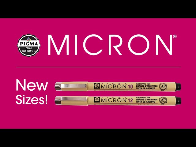 New PIGMA MICRON® sizes