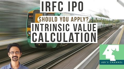 IRFC IPO | Complete details with intrinsic value calculation | Explained in Tamil