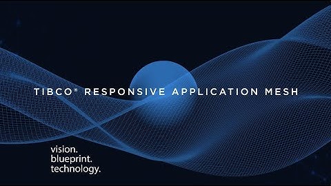 Check out the TIBCO® Responsive Application Mesh