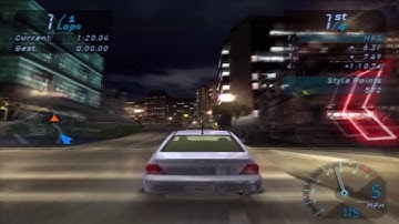 Need for Speed: Underground Gameplay Walkthrough - Mitsubishi Lancer Sprint Test Drive