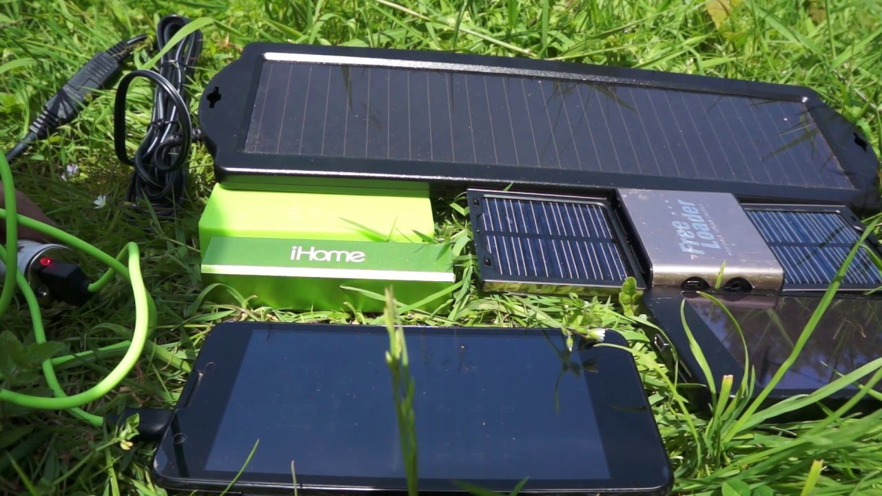 solar power usb charger review YouTube