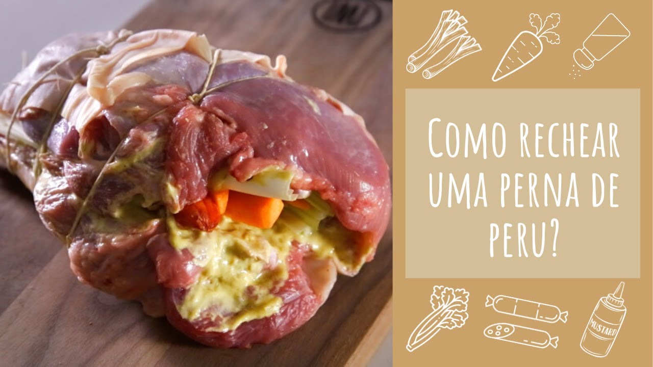 Como rechear uma perna de peru_