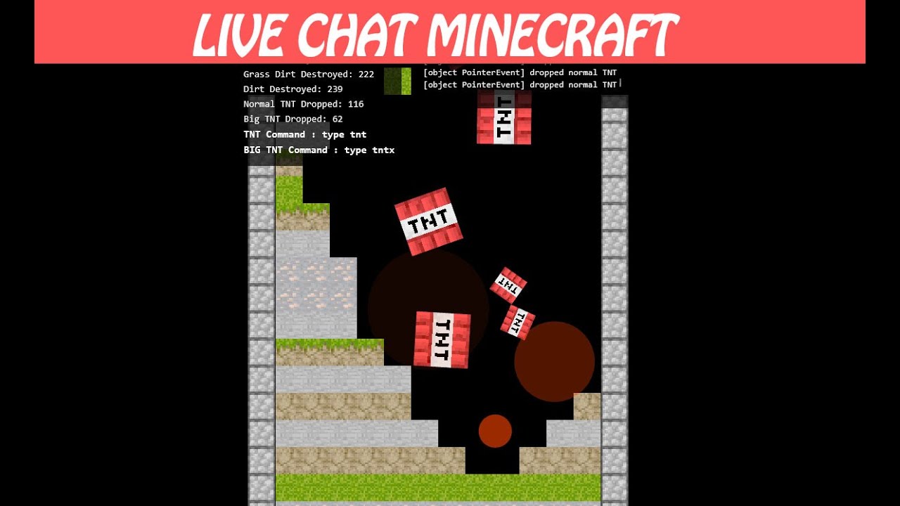 🔥 LIVE: Playing Minecraft 2D! Join the Chat & TNT everything!! 🪓💬 ...