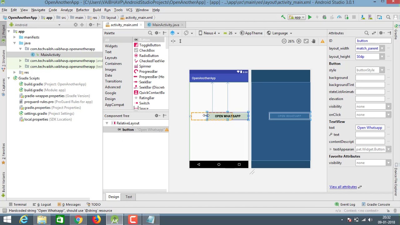 How To Open Another App From Our App In Android Studio