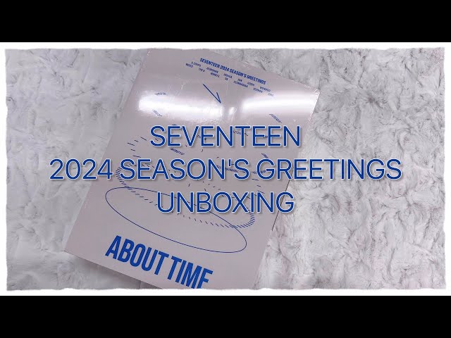 UNBOXING+GIVEAWAY] SEVENTEEN 2024 SEASON'S GREETINGS UNBOXING