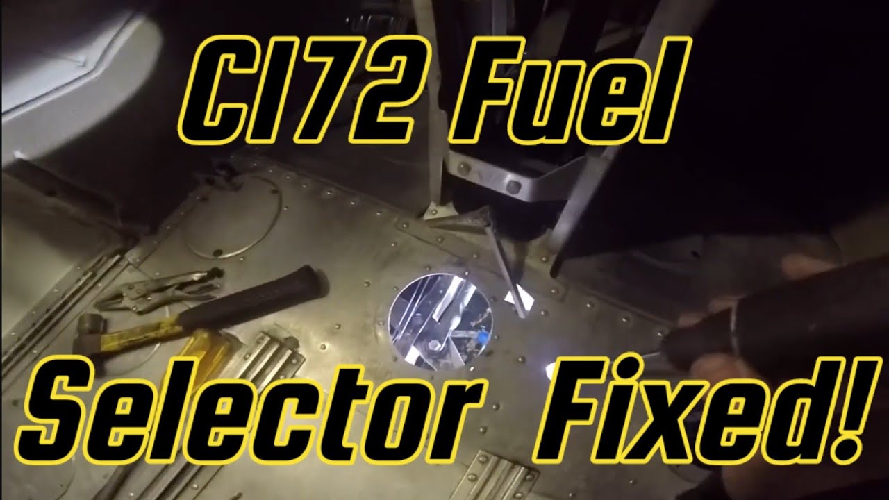 Ремонт топливного селектора Cessna 172 | Замена вышедших из строя уплотнительных колец на ранее о...