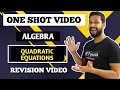 10th Algebra | One Shot Revision Video | Chapter No 2 | Quadratic Equations | JR Tutorials |