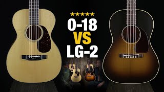 LG2 vs 0-18 - Gibson vs Martin Small-Body Acoustic Challenge